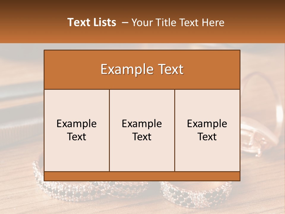 Group Accessory Craft PowerPoint Template