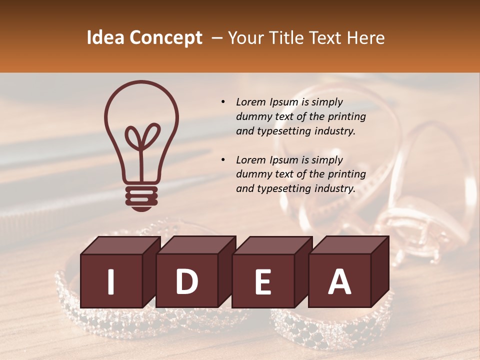 Group Accessory Craft PowerPoint Template