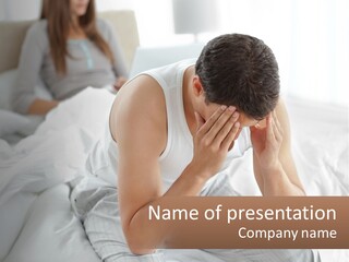 Unhappy Love Difficulty PowerPoint Template