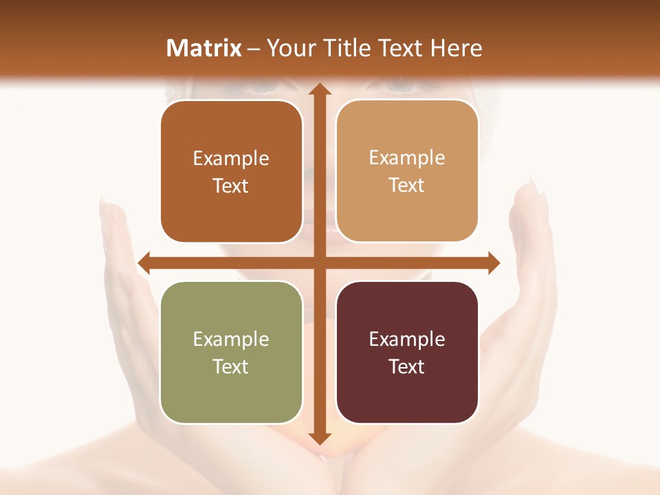 Closeup Wet Treatment PowerPoint Template