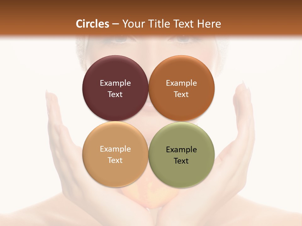 Closeup Wet Treatment PowerPoint Template