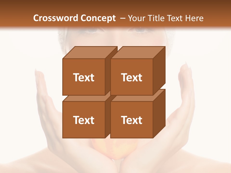 Closeup Wet Treatment PowerPoint Template