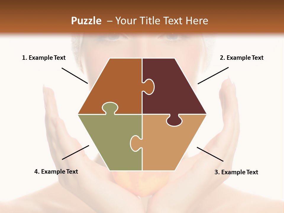 Closeup Wet Treatment PowerPoint Template