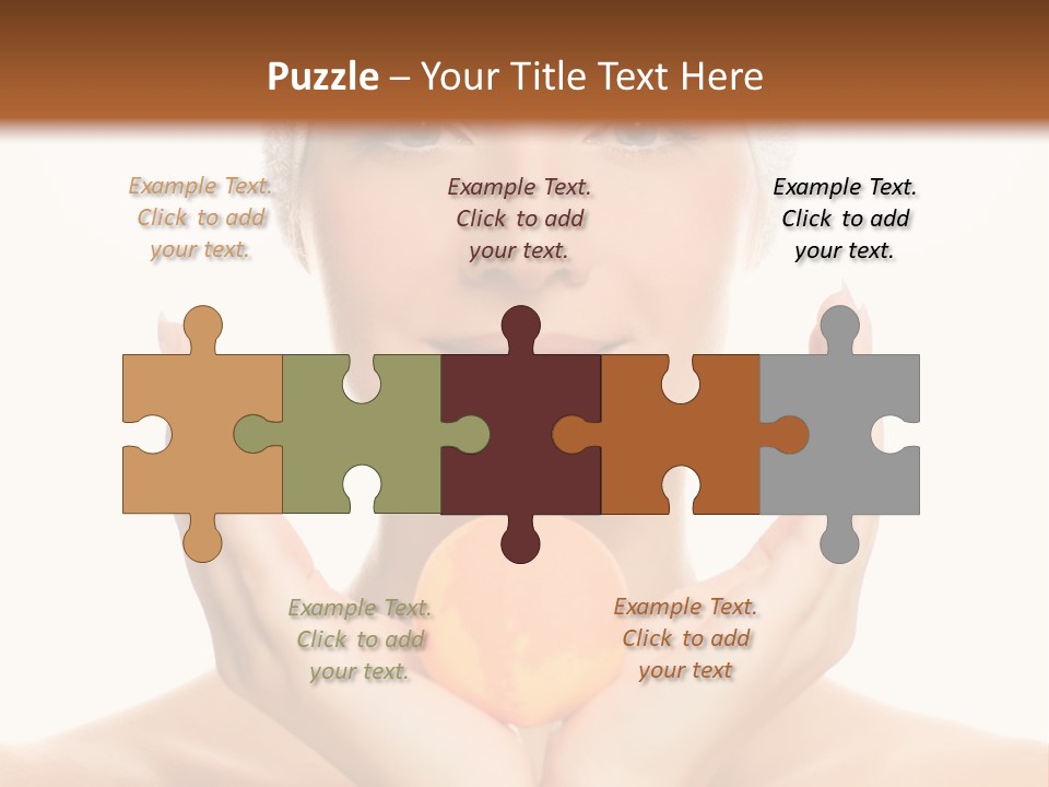 Closeup Wet Treatment PowerPoint Template