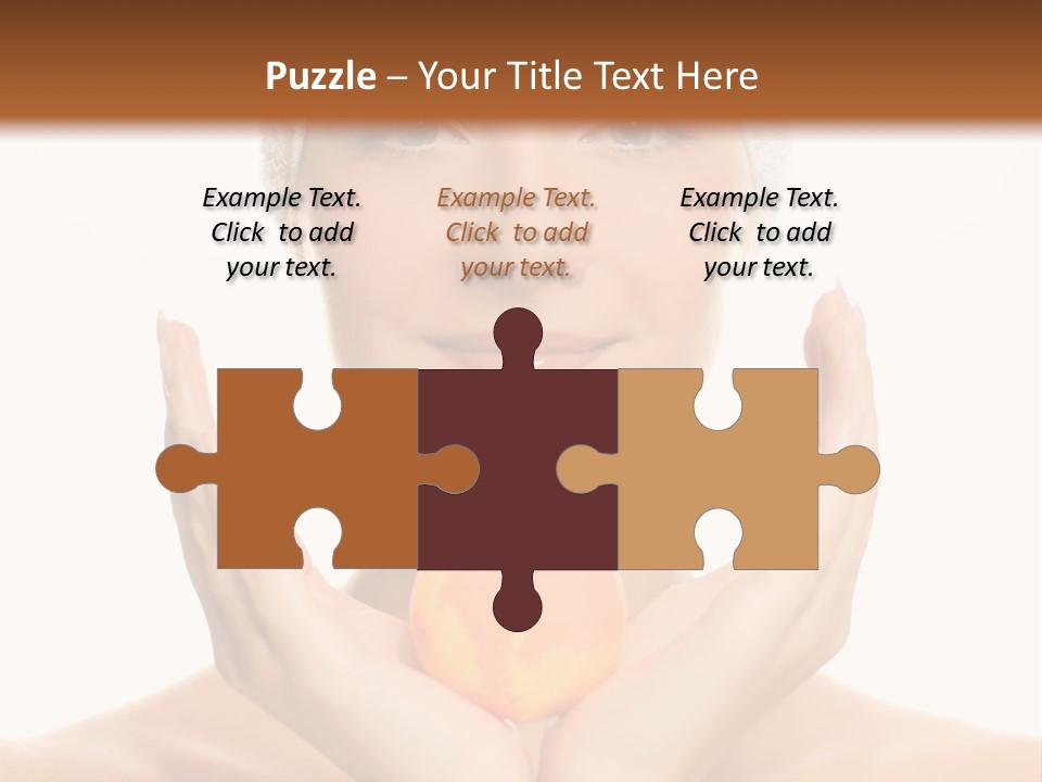 Closeup Wet Treatment PowerPoint Template