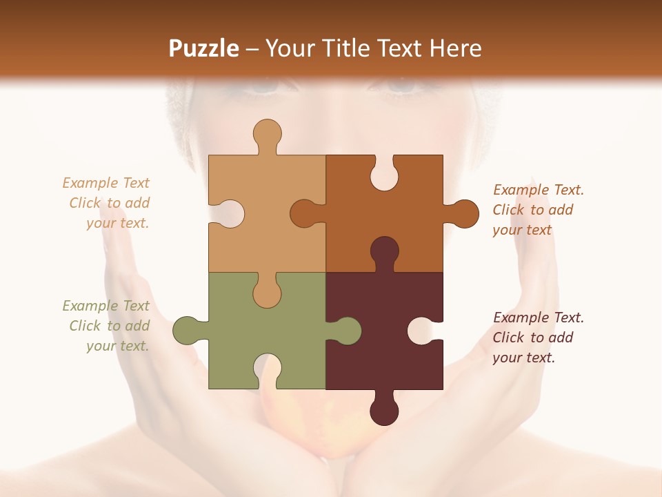 Closeup Wet Treatment PowerPoint Template