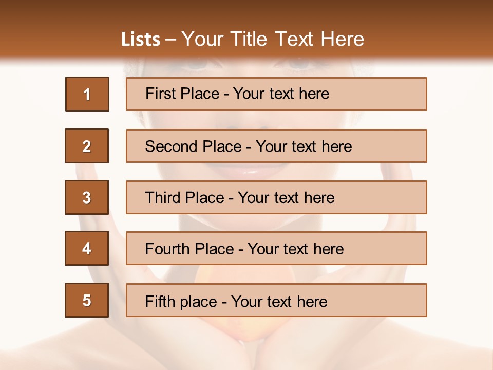Closeup Wet Treatment PowerPoint Template