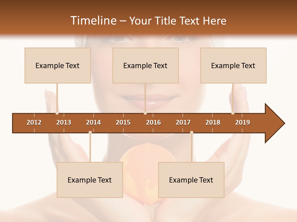 Closeup Wet Treatment PowerPoint Template