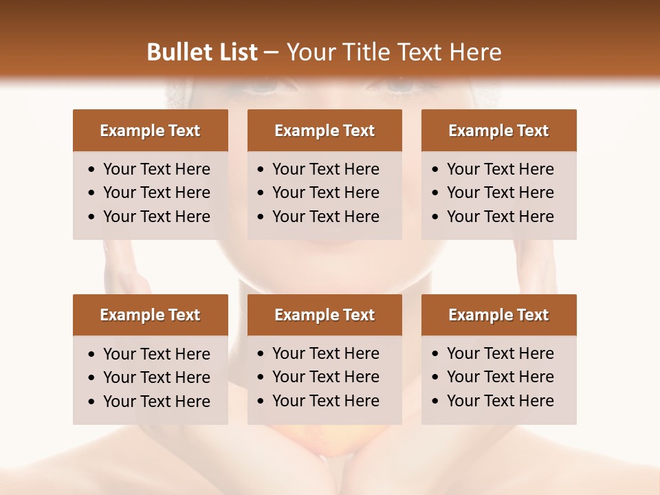 Closeup Wet Treatment PowerPoint Template