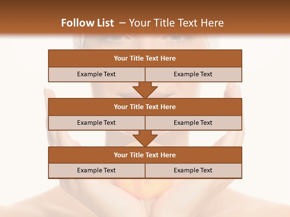 Closeup Wet Treatment PowerPoint Template