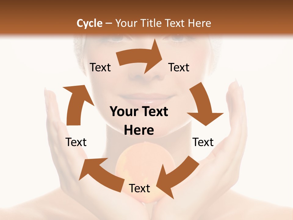 Closeup Wet Treatment PowerPoint Template