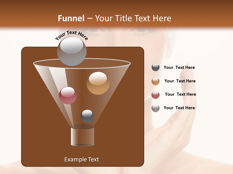 Closeup Wet Treatment PowerPoint Template