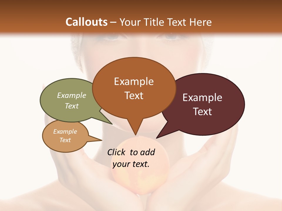 Closeup Wet Treatment PowerPoint Template