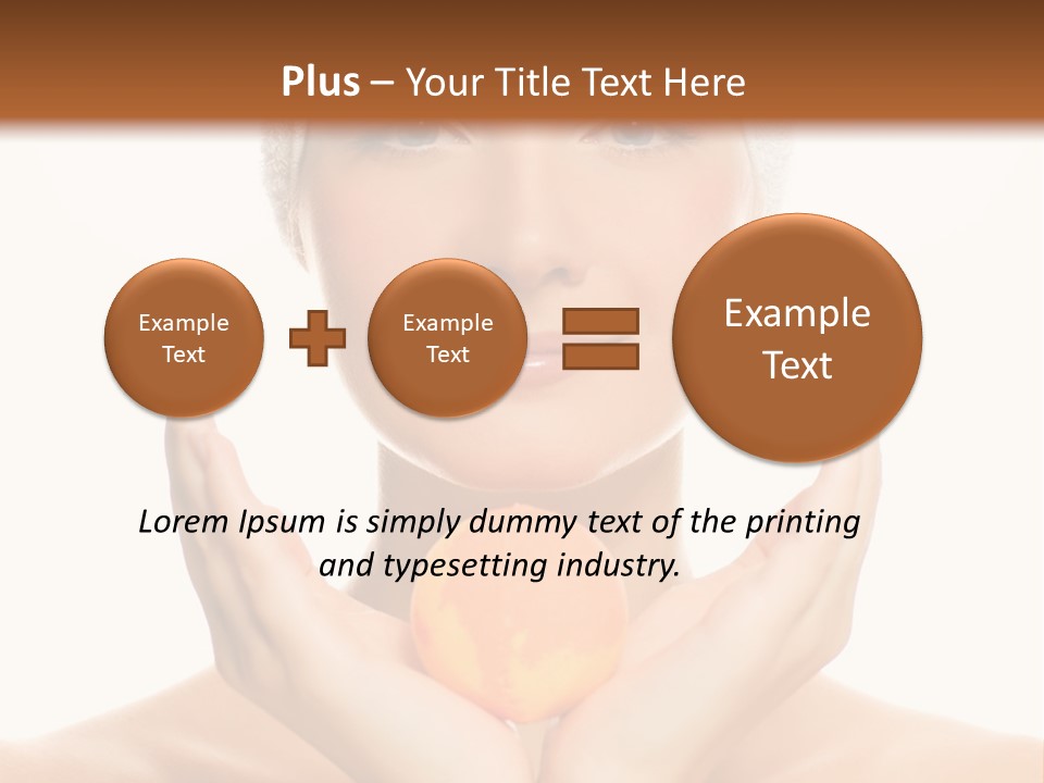 Closeup Wet Treatment PowerPoint Template