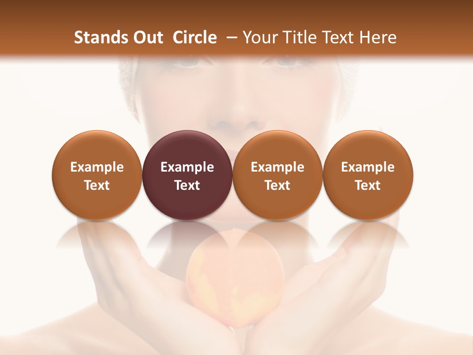 Closeup Wet Treatment PowerPoint Template