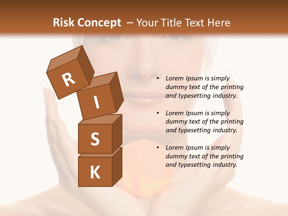 Closeup Wet Treatment PowerPoint Template