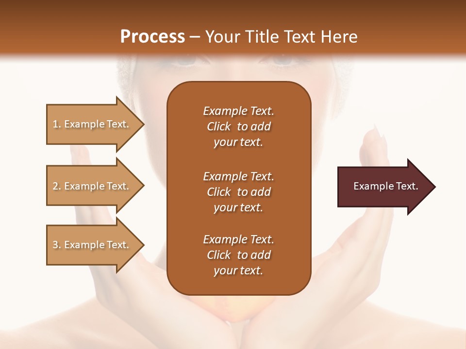 Closeup Wet Treatment PowerPoint Template