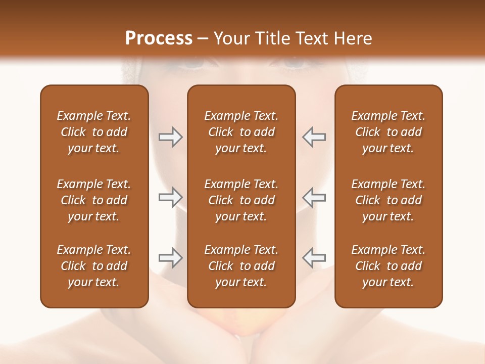 Closeup Wet Treatment PowerPoint Template