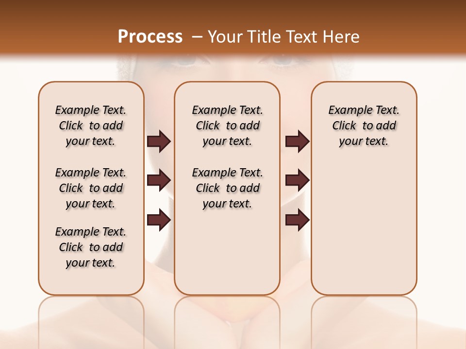 Closeup Wet Treatment PowerPoint Template
