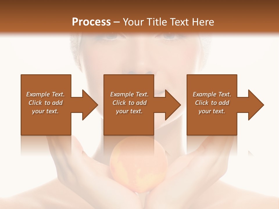 Closeup Wet Treatment PowerPoint Template