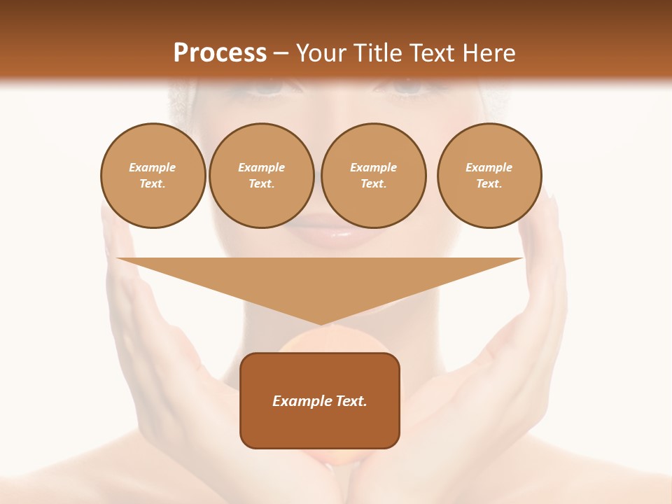 Closeup Wet Treatment PowerPoint Template