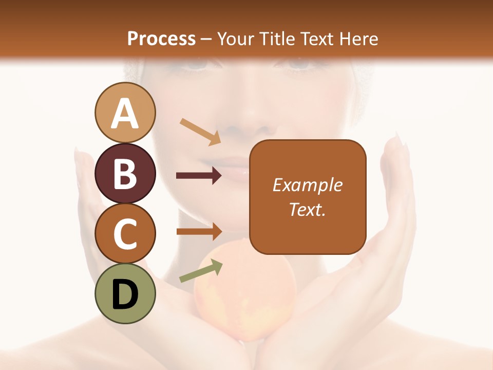 Closeup Wet Treatment PowerPoint Template