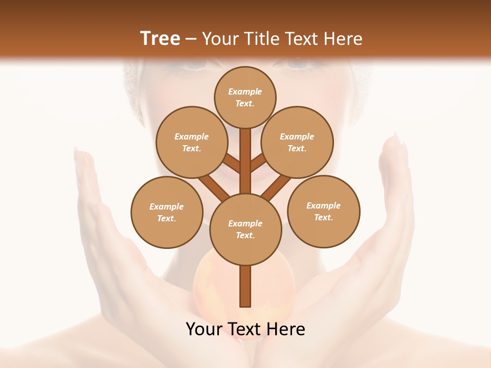 Closeup Wet Treatment PowerPoint Template