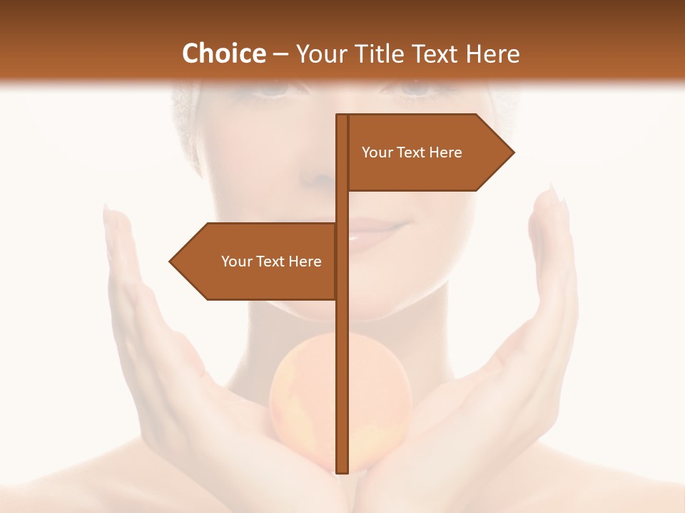 Closeup Wet Treatment PowerPoint Template