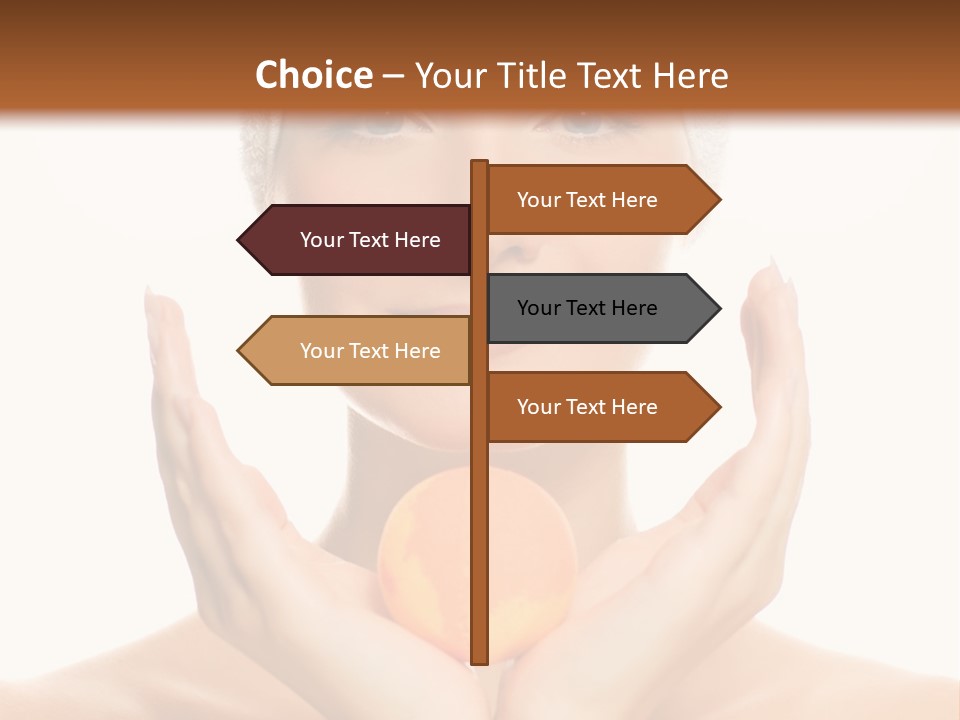 Closeup Wet Treatment PowerPoint Template