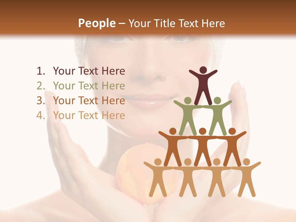 Closeup Wet Treatment PowerPoint Template