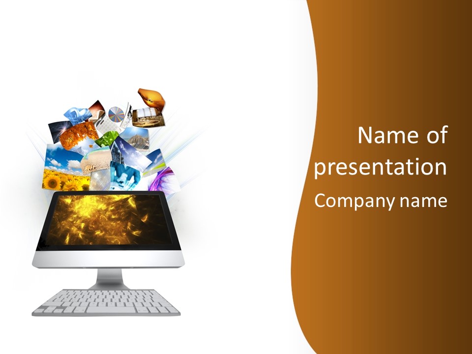 Images Concept Touch PowerPoint Template