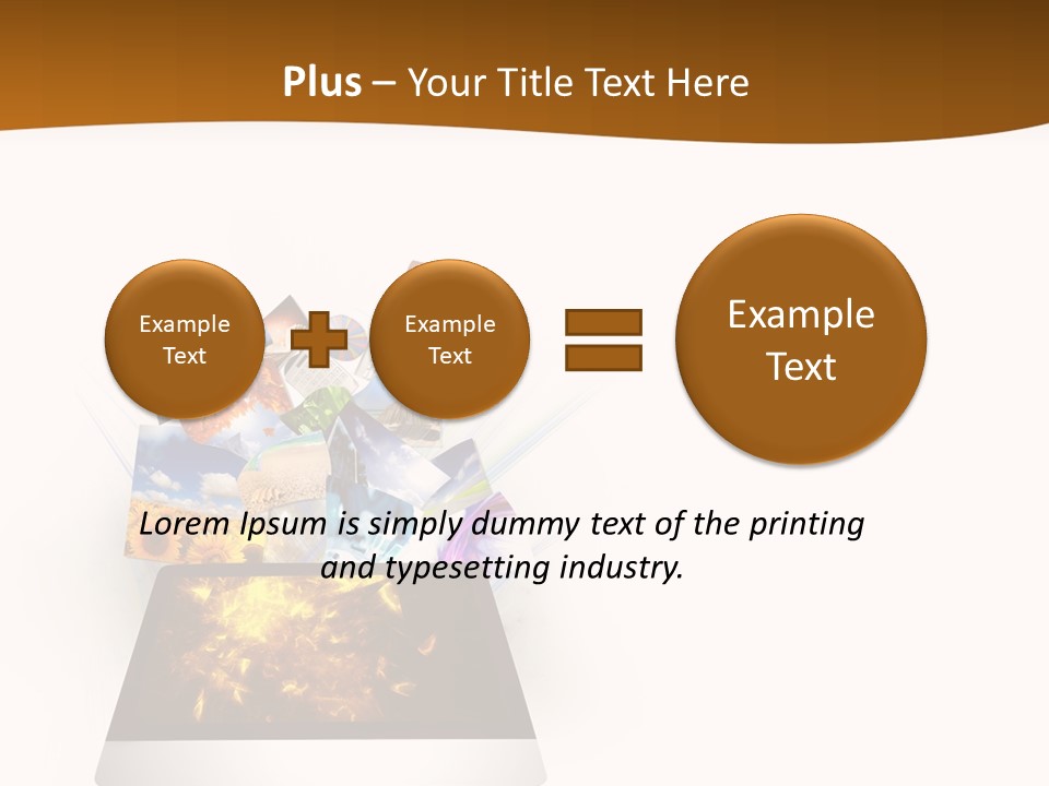 Images Concept Touch PowerPoint Template