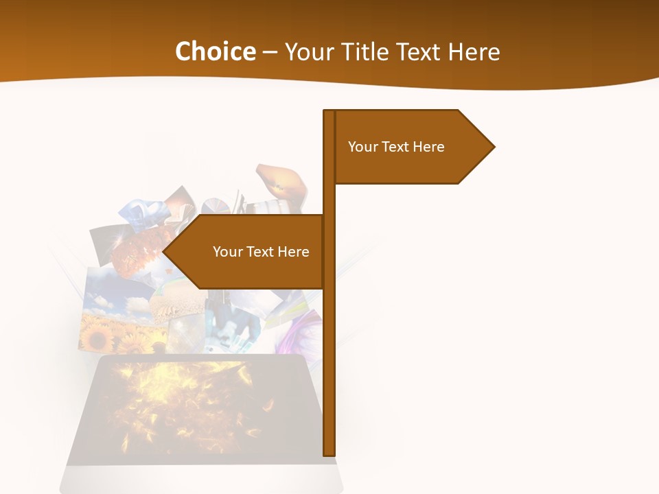 Images Concept Touch PowerPoint Template