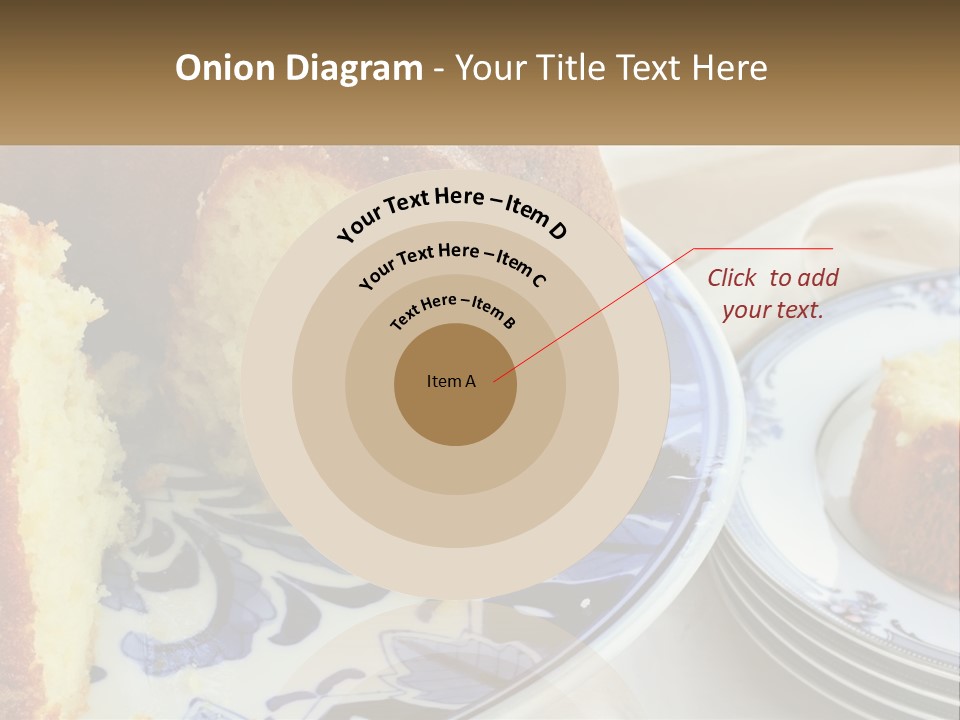 Photography Homemade Sponge Cake PowerPoint Template