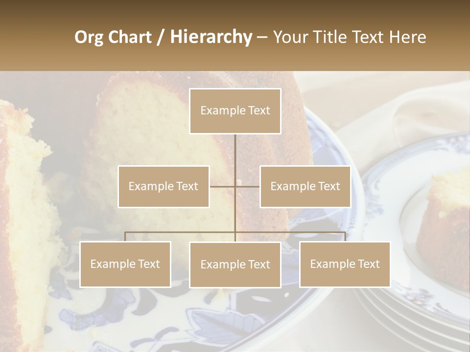 Photography Homemade Sponge Cake PowerPoint Template