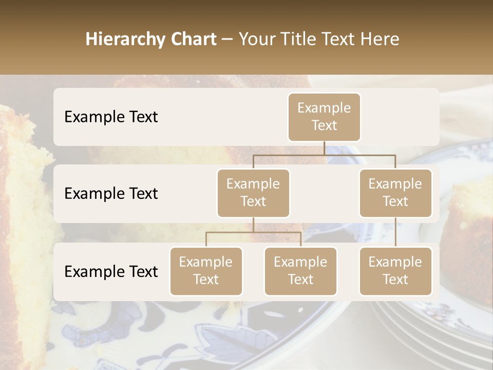 Photography Homemade Sponge Cake PowerPoint Template