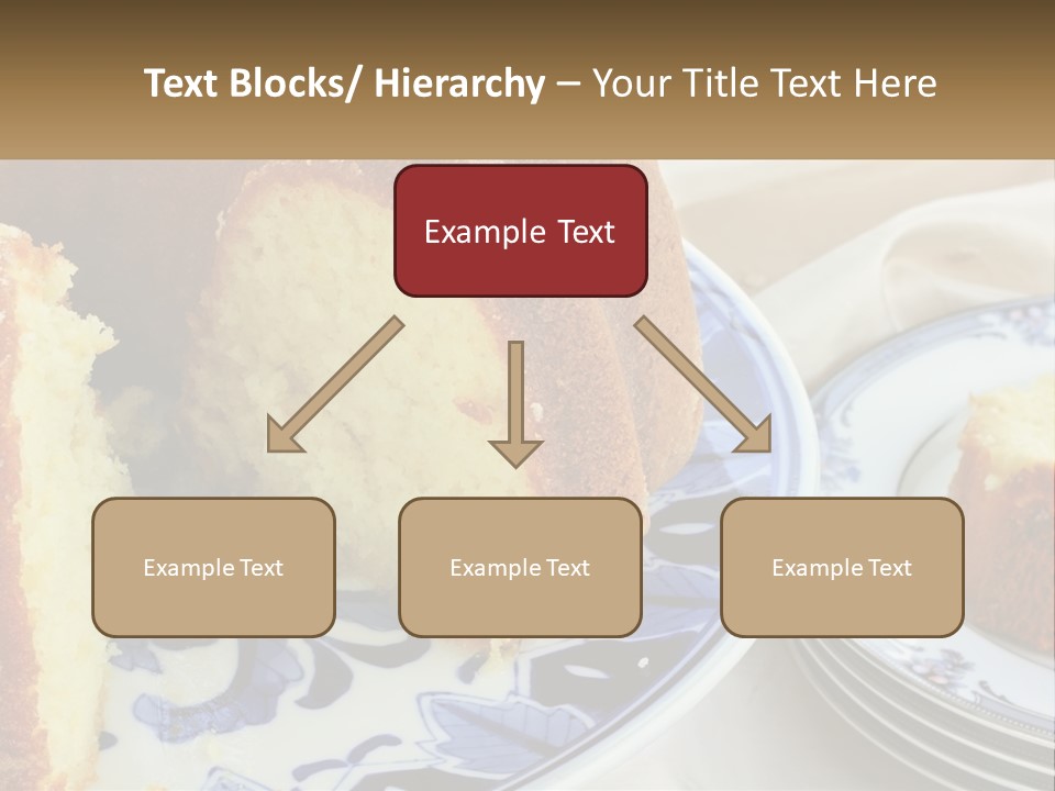 Photography Homemade Sponge Cake PowerPoint Template