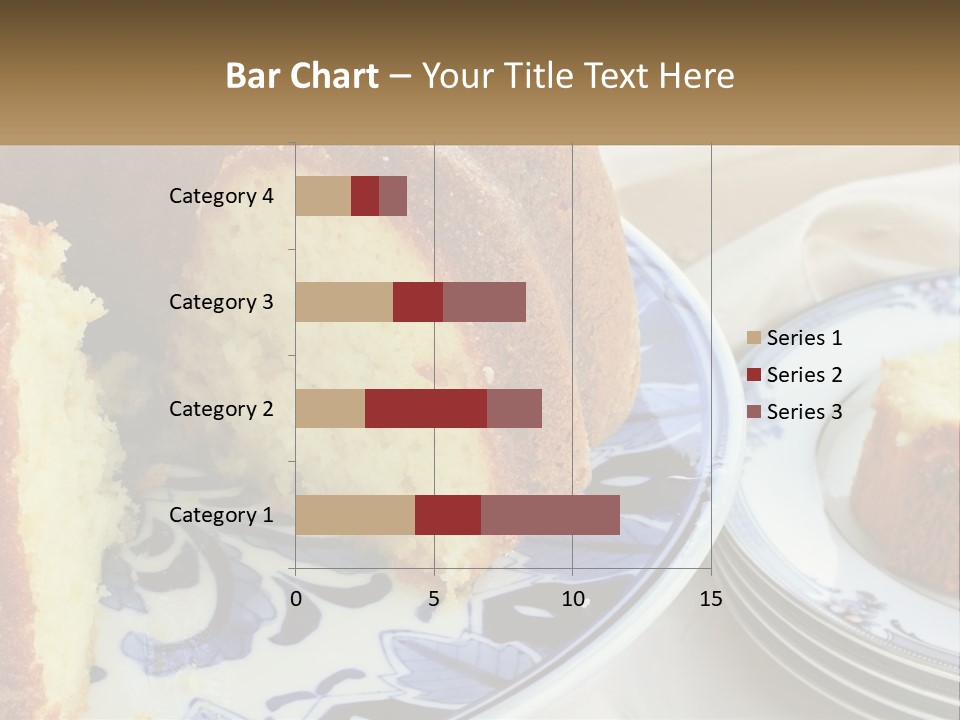 Photography Homemade Sponge Cake PowerPoint Template