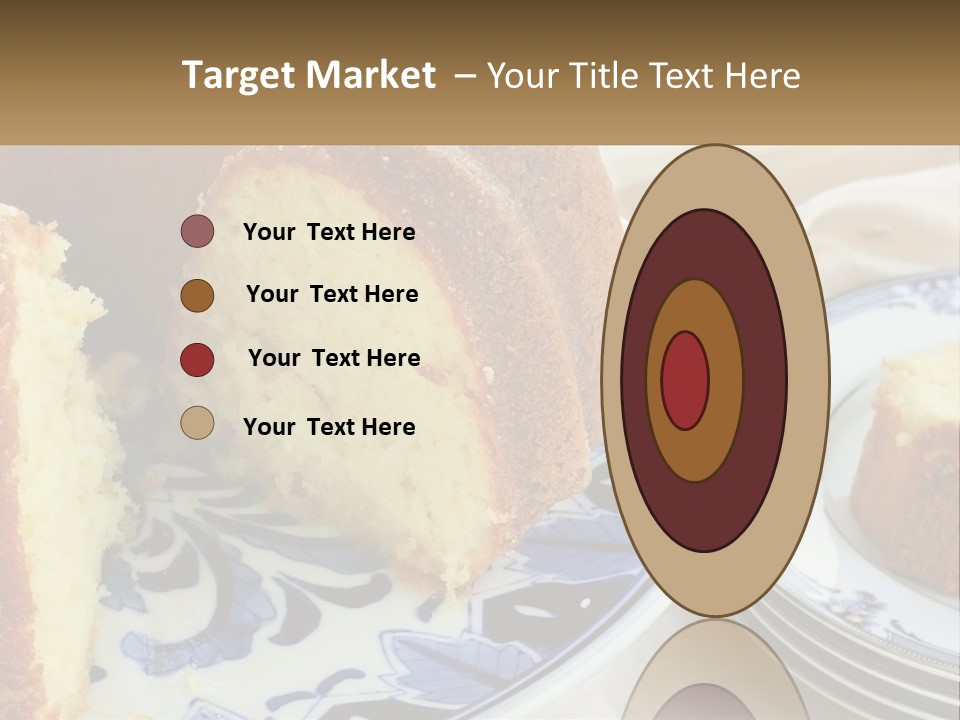 Photography Homemade Sponge Cake PowerPoint Template
