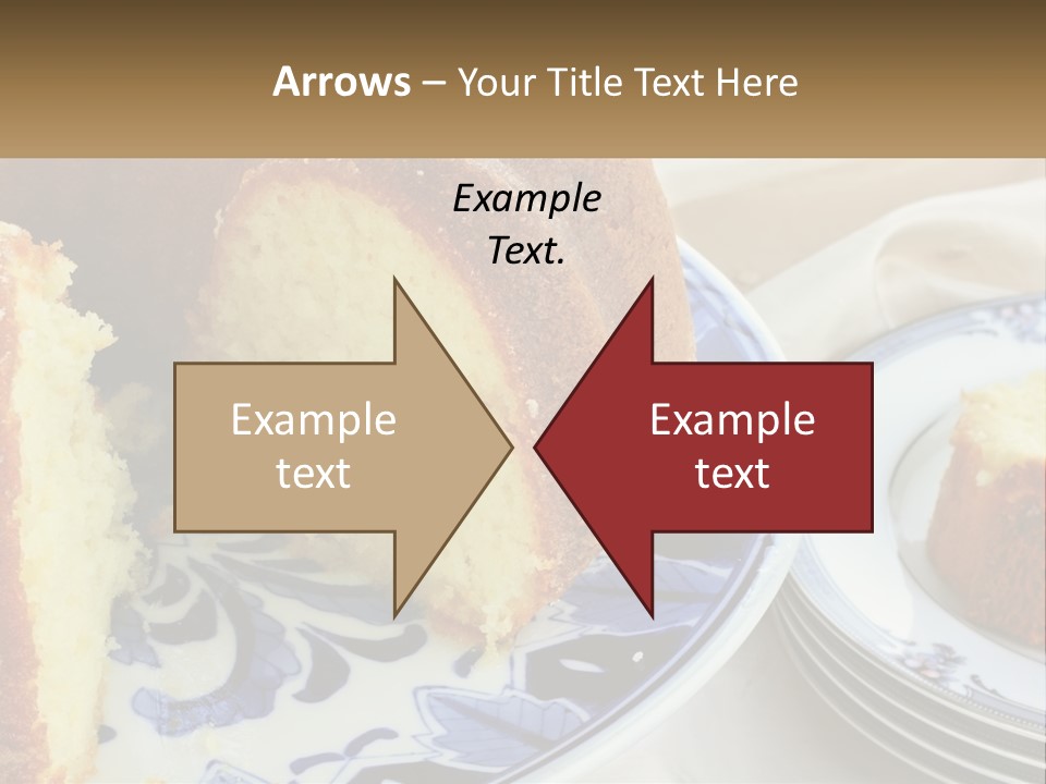 Photography Homemade Sponge Cake PowerPoint Template