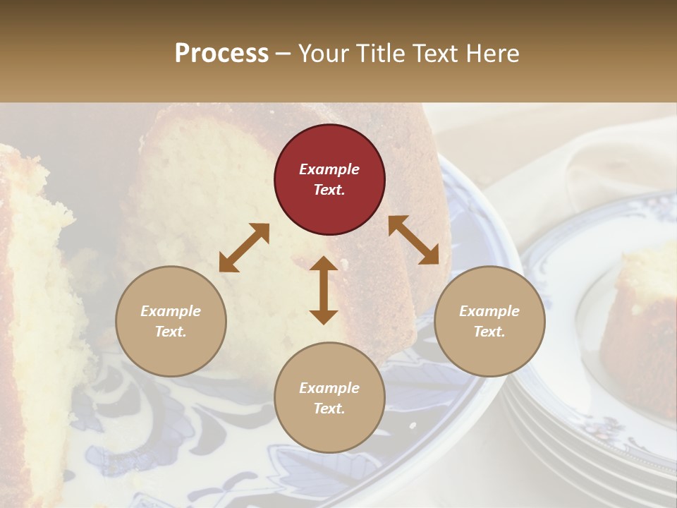 Photography Homemade Sponge Cake PowerPoint Template