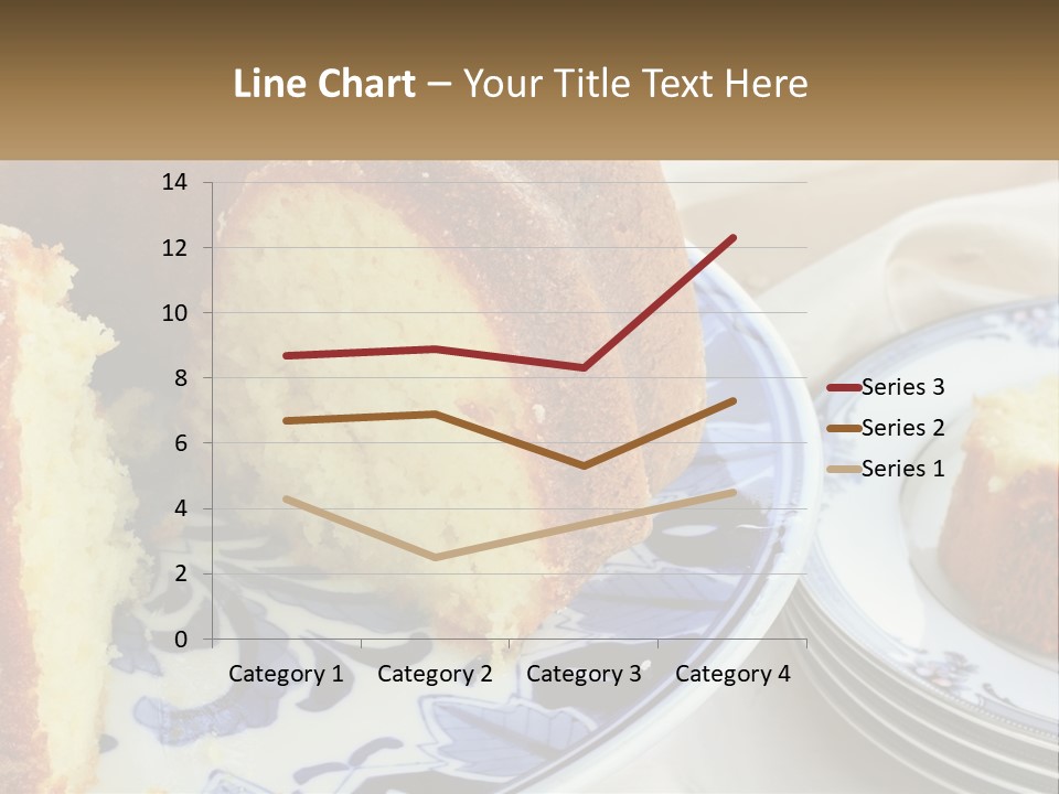 Photography Homemade Sponge Cake PowerPoint Template