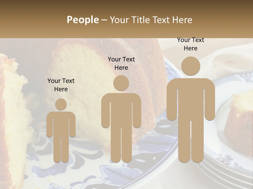 Photography Homemade Sponge Cake PowerPoint Template