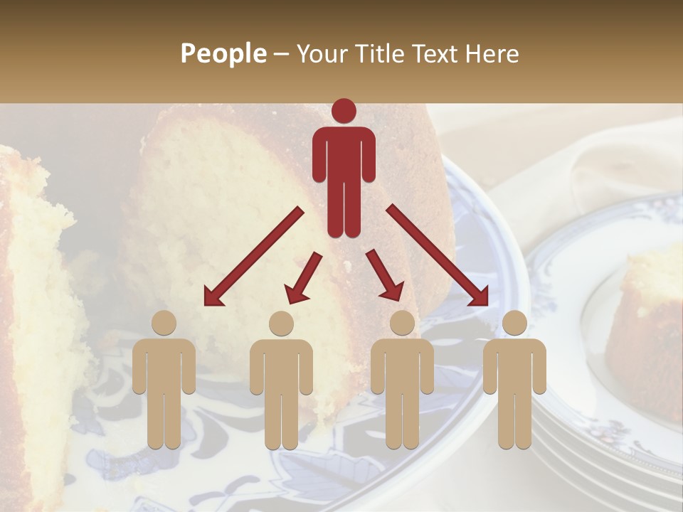 Photography Homemade Sponge Cake PowerPoint Template