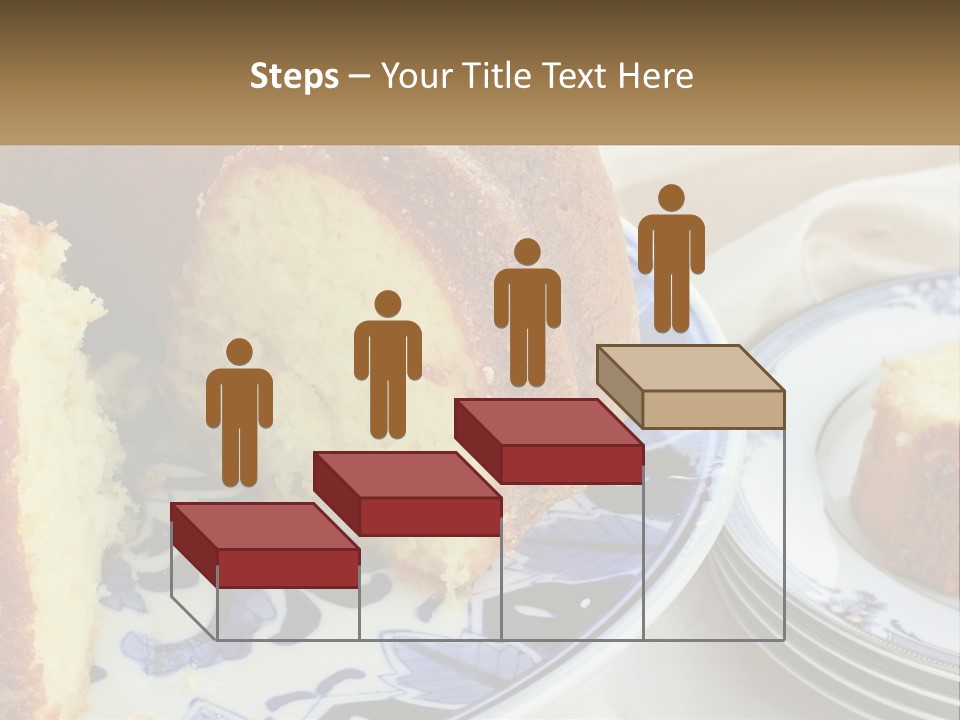 Photography Homemade Sponge Cake PowerPoint Template