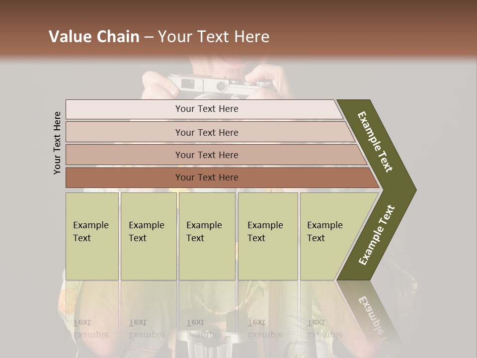 Binoculars Garland Amusement PowerPoint Template