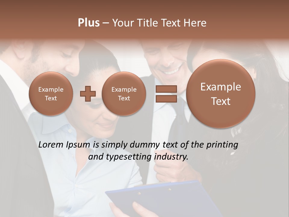 Examining Success Meeting PowerPoint Template