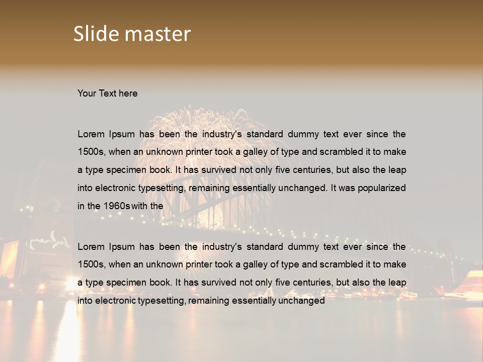 Viaduct Railway Opera PowerPoint Template