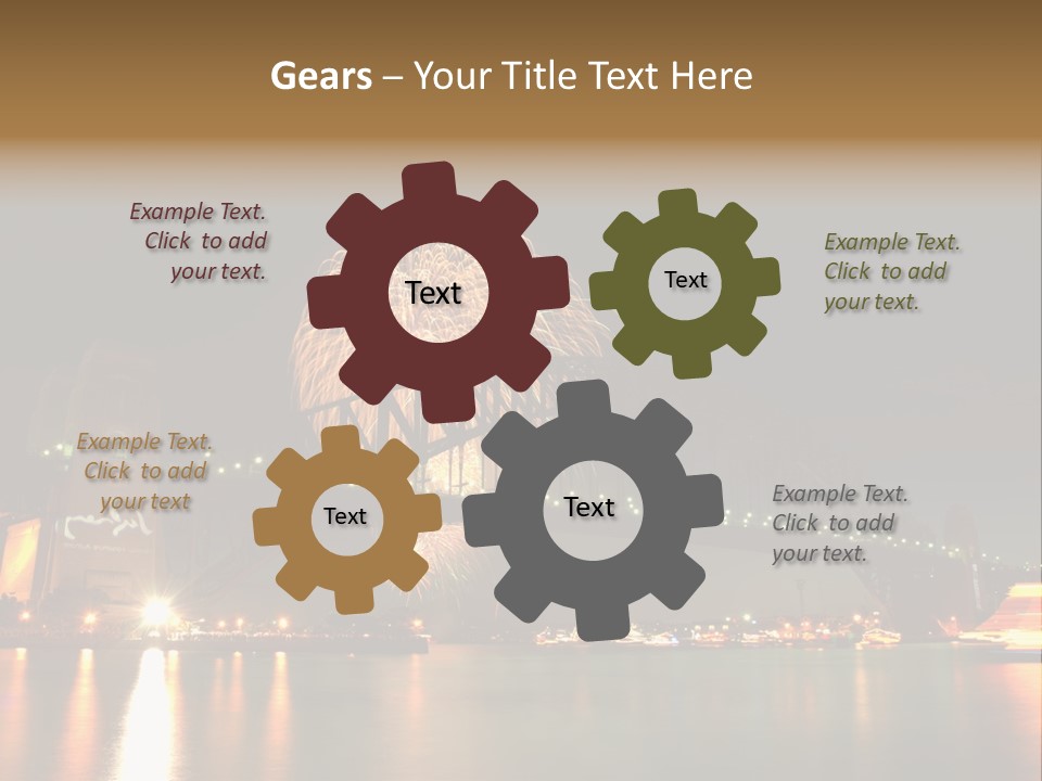 Viaduct Railway Opera PowerPoint Template