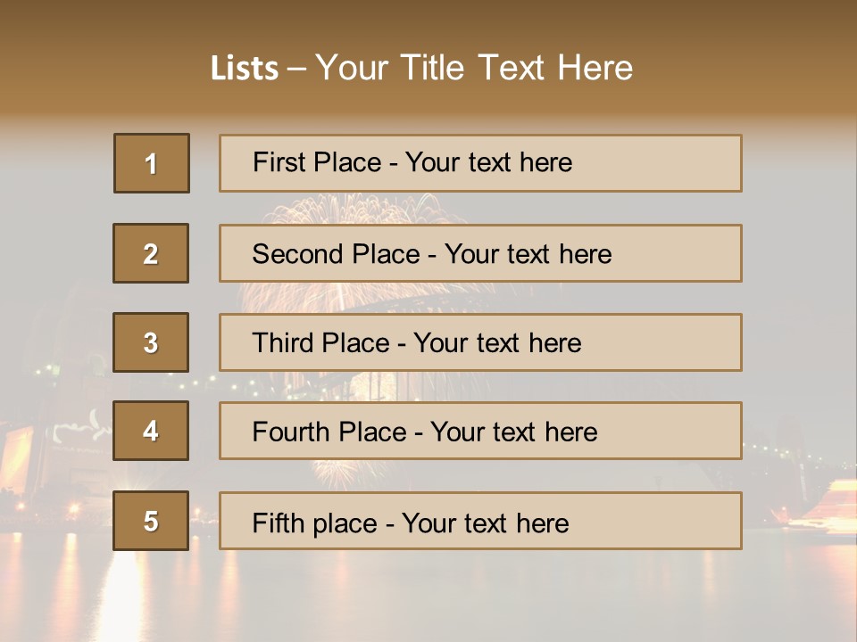 Viaduct Railway Opera PowerPoint Template
